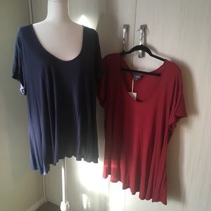 2 Super Soft ModCloth tops 2X